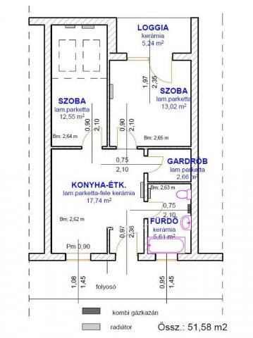 Kiadó téglalakás, albérlet, Tiszafüreden 140 E Ft / hó