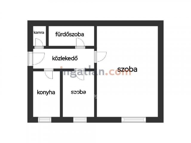 Eladó téglalakás, Szolnokon 27.9 M Ft, 1+1 szobás