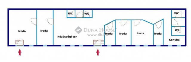 Eladó iroda, Budapesten, VII. kerületben 130 M Ft, 6 szobás