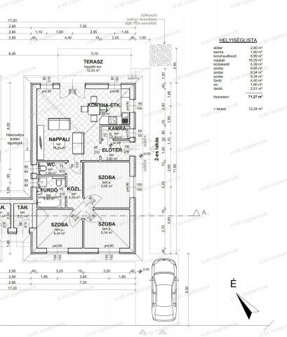 Eladó ikerház, Vácrátóton 82.5 M Ft, 4 szobás