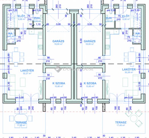 Eladó ikerház, Budapesten, XVIII. kerületben 149.9 M Ft, 5 szobás