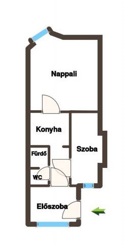 Eladó téglalakás, Budapesten, XIII. kerületben 85.9 M Ft