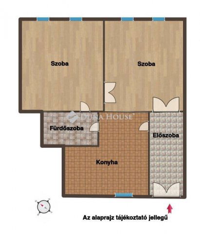 Eladó téglalakás, Budapesten, VI. kerületben 93 M Ft, 2 szobás