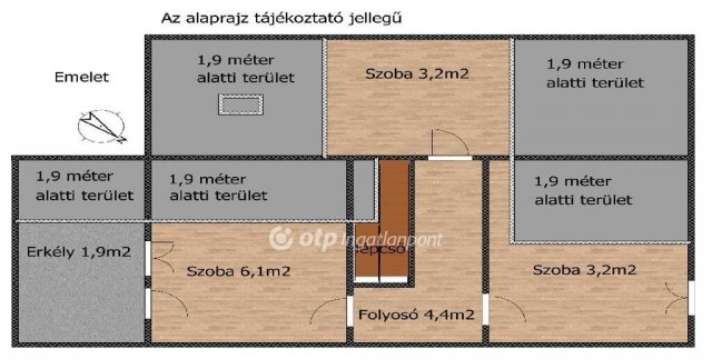 Eladó ikerház, Szigethalmon 54.9 M Ft, 1+3 szobás