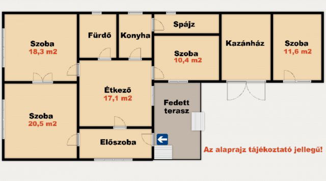 Eladó családi ház, Kiskunhalason 45 M Ft, 4 szobás