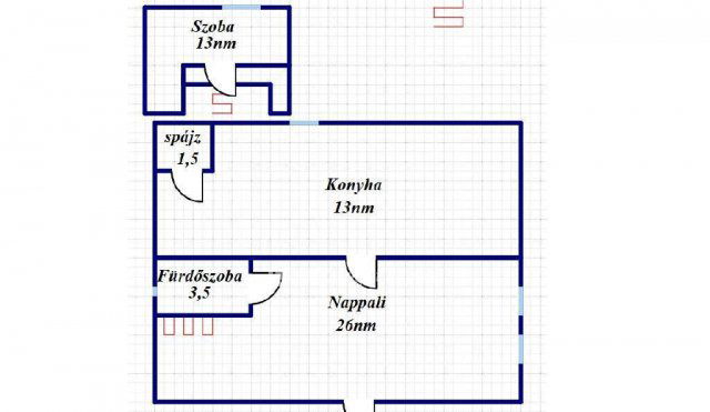 Eladó mezogazdasagi ingatlan, Szekszárdon 60 M Ft, 1 szobás