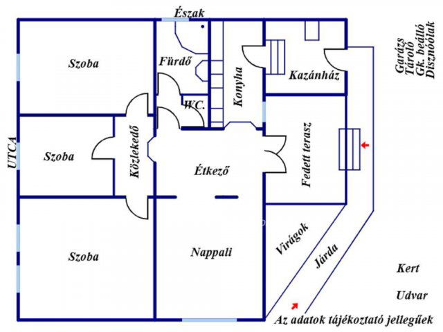Eladó családi ház, Hedrehelyen 21.9 M Ft, 3+1 szobás
