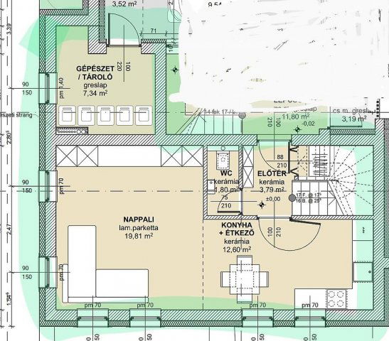 Eladó téglalakás, Vácon 97.5 M Ft, 4 szobás