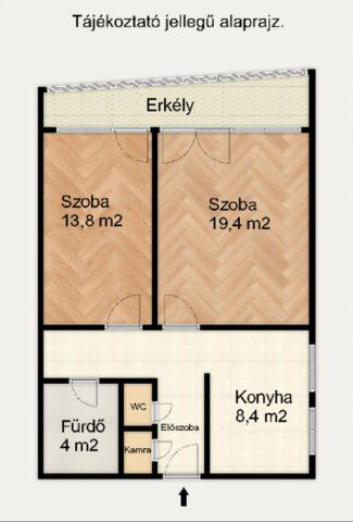 Eladó téglalakás, Budapesten, XIII. kerületben 88 M Ft, 2 szobás