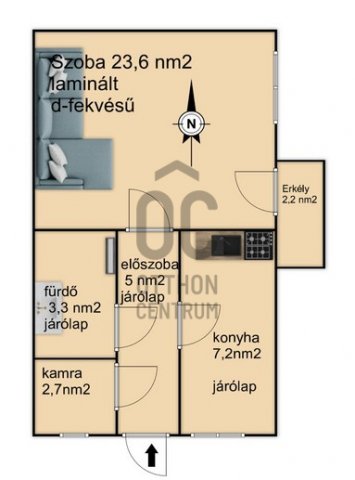 Kiadó téglalakás, albérlet, Gyöngyösön 133 E Ft / hó