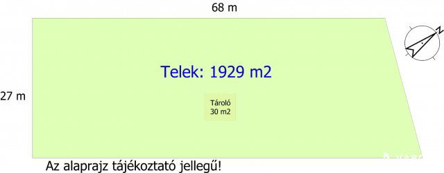 Eladó mezogazdasagi ingatlan, Töltéstaván 19.8 M Ft