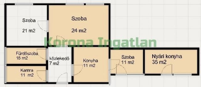 Eladó családi ház, Nyíregyházán 57 M Ft, 3 szobás