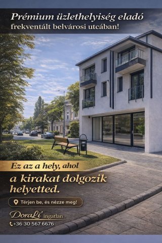 Eladó üzlethelyiség, Nyíregyházán 68.5 M Ft, 3 szobás