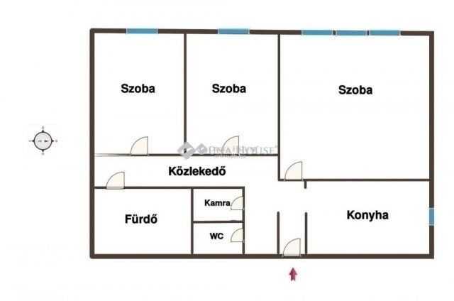 Eladó panellakás, Budapesten, IV. kerületben 67.9 M Ft, 3 szobás