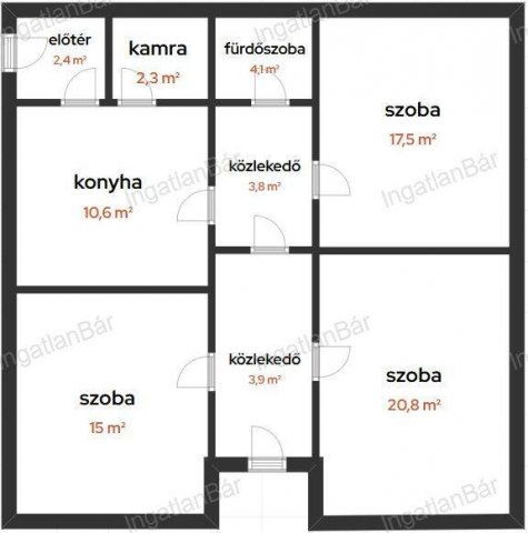 Eladó családi ház, Tyukodon 8 M Ft, 3 szobás