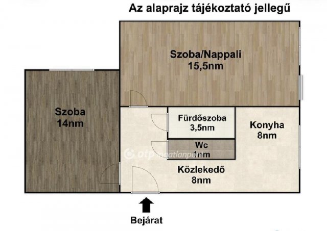 Eladó panellakás, Győrött 46.49 M Ft, 2 szobás