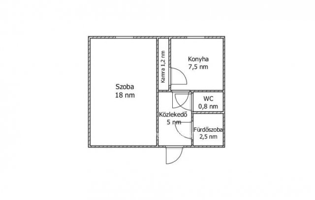 Eladó panellakás, Szegeden 39.9 M Ft, 1 szobás