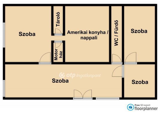 Eladó családi ház, Tüskeváron 19.9 M Ft, 4 szobás