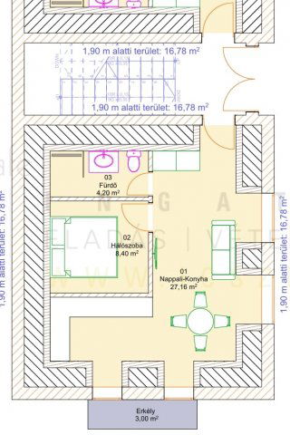 Eladó téglalakás, Hódmezővásárhelyen 42 M Ft, 2 szobás
