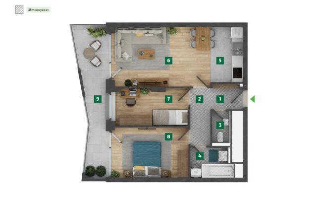 Eladó téglalakás, XIII. kerületben, Jakab József utcában