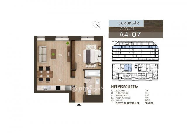 Eladó téglalakás, Budapesten, XXIII. kerületben 67.411 M Ft