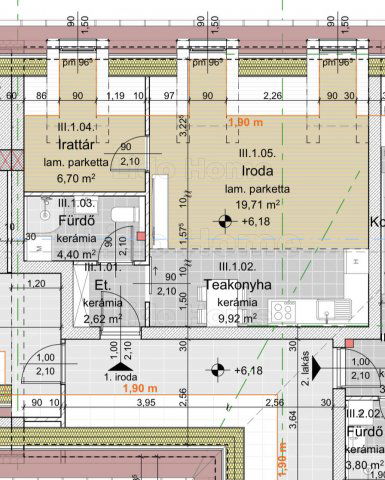 Eladó téglalakás, Keszthelyen 52 M Ft, 2 szobás