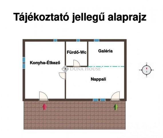 Eladó családi ház, Kiskunlacházán 32 M Ft, 1 szobás