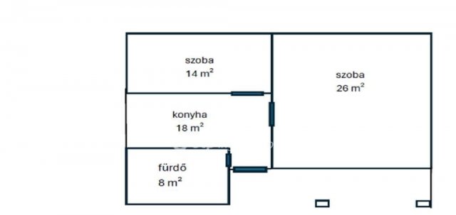 Eladó családi ház, Mátészalkán 45 M Ft, 2 szobás