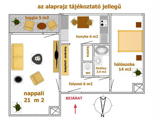 Kiadó téglalakás, albérlet, Halásztelken 200 E Ft / hó