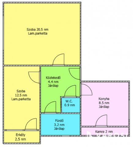 Eladó téglalakás, Salgótarjánban 18.5 M Ft, 2 szobás