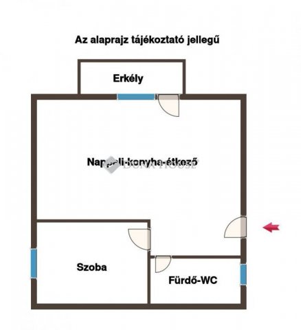 Eladó téglalakás, Pécsett, Hunyadi János utcában 56 M Ft