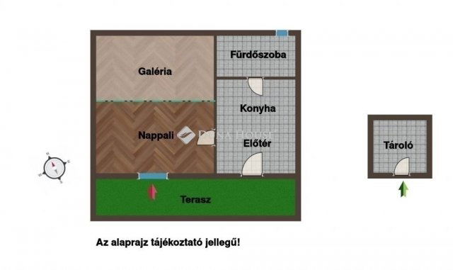 Eladó téglalakás, Budapesten, IV. kerületben 36.5 M Ft, 1 szobás