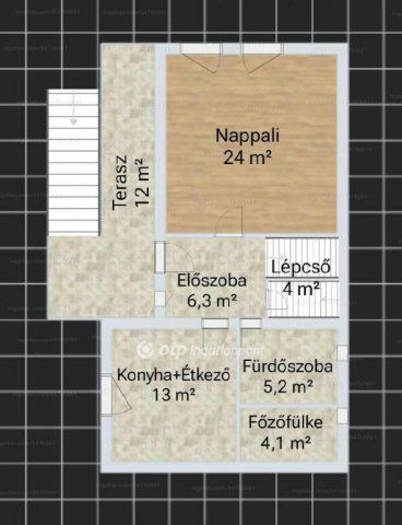 Eladó családi ház, Hajdúsámsonon 72 M Ft, 3 szobás