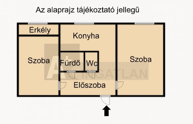 Eladó panellakás, Szegeden 53.9 M Ft, 2 szobás