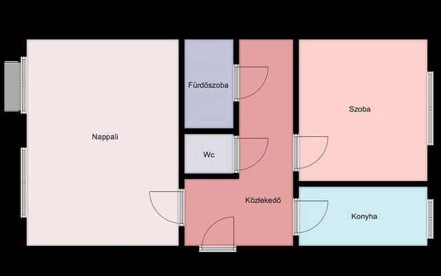 Eladó panellakás, Budapesten, III. kerületben 74.9 M Ft, 2 szobás