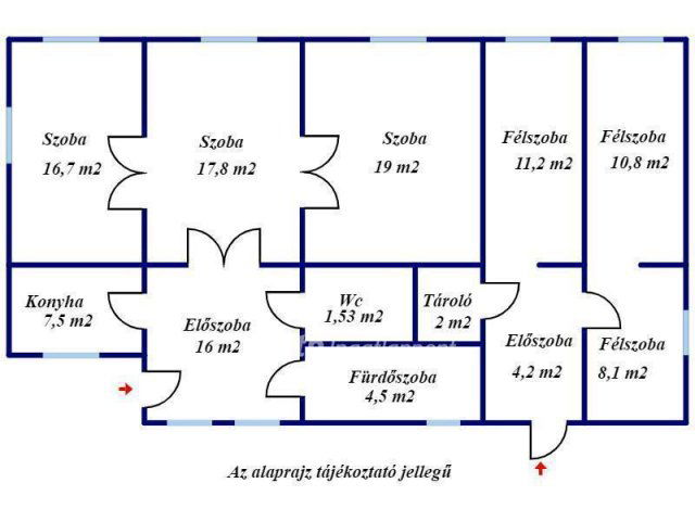 Eladó családi ház, Nagykőrösön 23.5 M Ft, 5+4 szobás