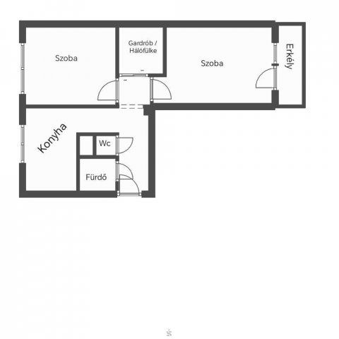 Eladó panellakás, Egerben 34.9 M Ft, 2 szobás