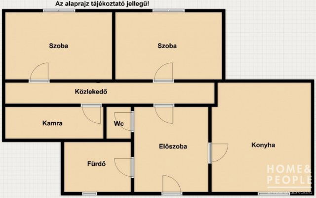 Eladó családi ház, Szegeden 24.5 M Ft, 2 szobás