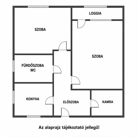 Eladó téglalakás, Nyíregyházán 48.5 M Ft, 2 szobás