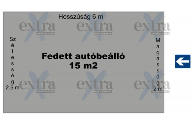 Kiadó garázs, Szegeden 25 E Ft / hó, 1 szobás
