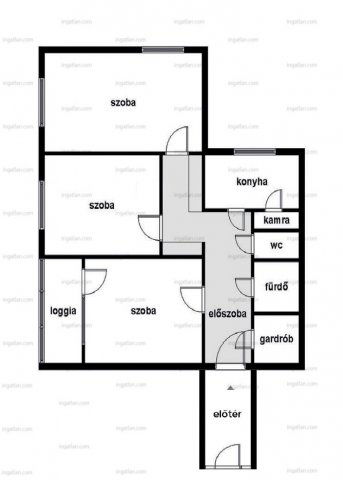 Eladó panellakás, Budapesten, III. kerületben 89 M Ft, 3 szobás