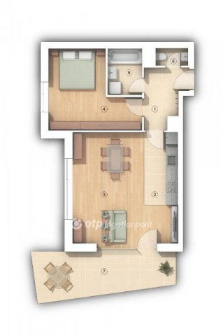 Eladó téglalakás, Budapesten, XIV. kerületben 107 M Ft, 2 szobás