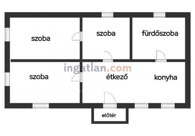 Eladó családi ház, Tiszapüspökin 7.9 M Ft, 2+1 szobás
