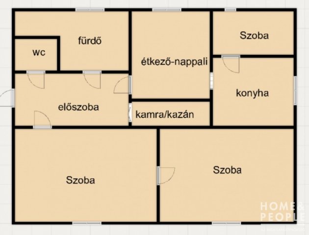 Eladó családi ház, Hódmezővásárhelyen 72.899 M Ft, 2+1 szobás