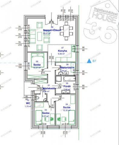 Eladó családi ház, Kecskeméten 85.9 M Ft, 4 szobás