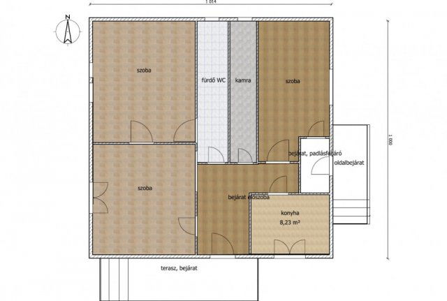 Eladó családi ház, Ráckevén, Gábor Áron utcában 49 M Ft