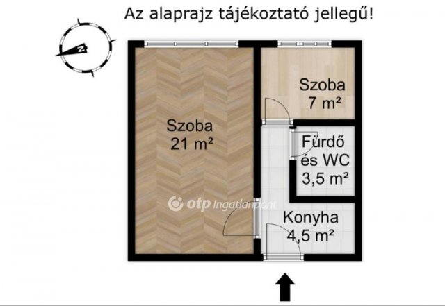 Eladó panellakás, Győrött 41.9 M Ft, 1+1 szobás