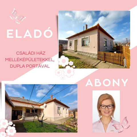 Eladó családi ház, Abonyban 43 M Ft, 2+1 szobás