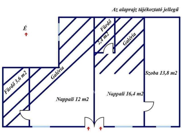 Eladó téglalakás, Budapesten, VII. kerületben 49.8 M Ft