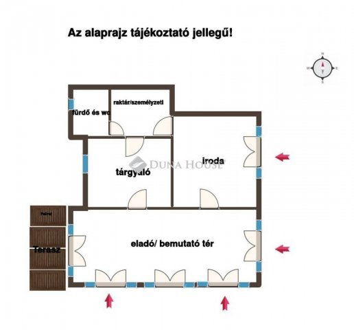 Kiadó üzlethelyiség, Dunakeszin 320 E Ft / hó